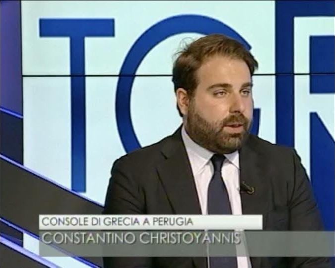 Ospite del TGR come Console di Grecia