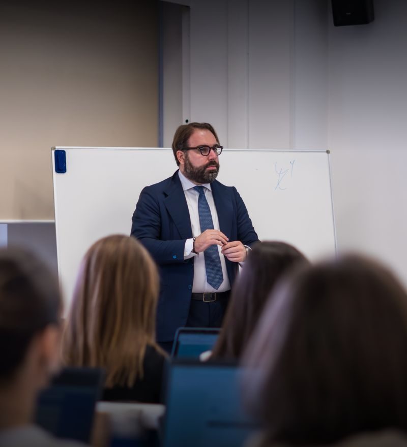 In aula all'UNINT, Roma